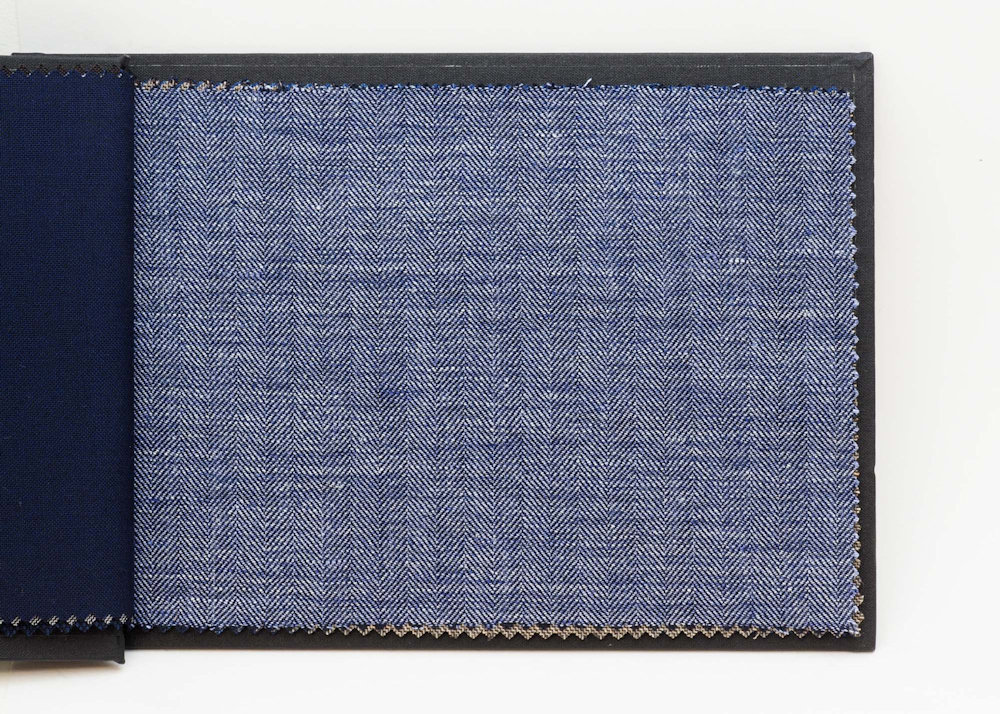 Linen Blend Herringbone 