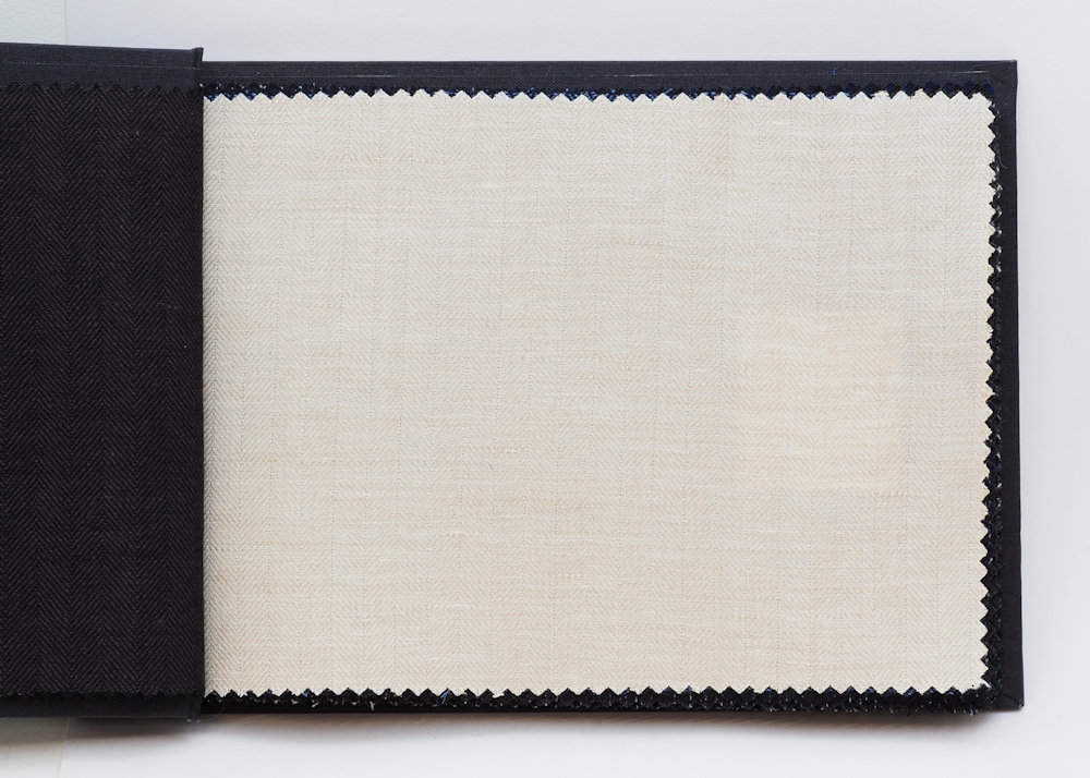 Linen Blend Herringbone 