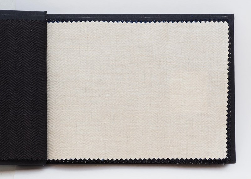 Linen Blend Herringbone 